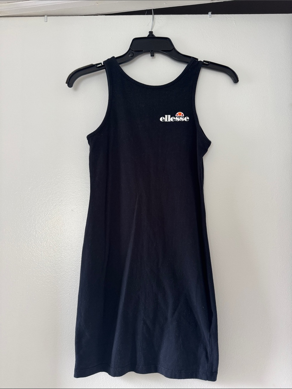 Ellesse Black Sleeveless Logo Dress